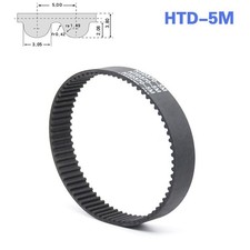 HTD5M 170-515 Close Loop Timing Synchronous Belt Width10/15/20/25/30mm Pitch 5mm