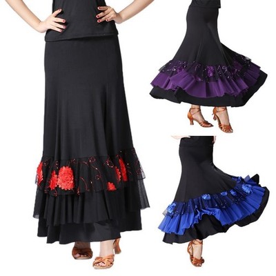 Flamenco Ballsaal Walzer Tanz Rock Pailletten moderner Stil