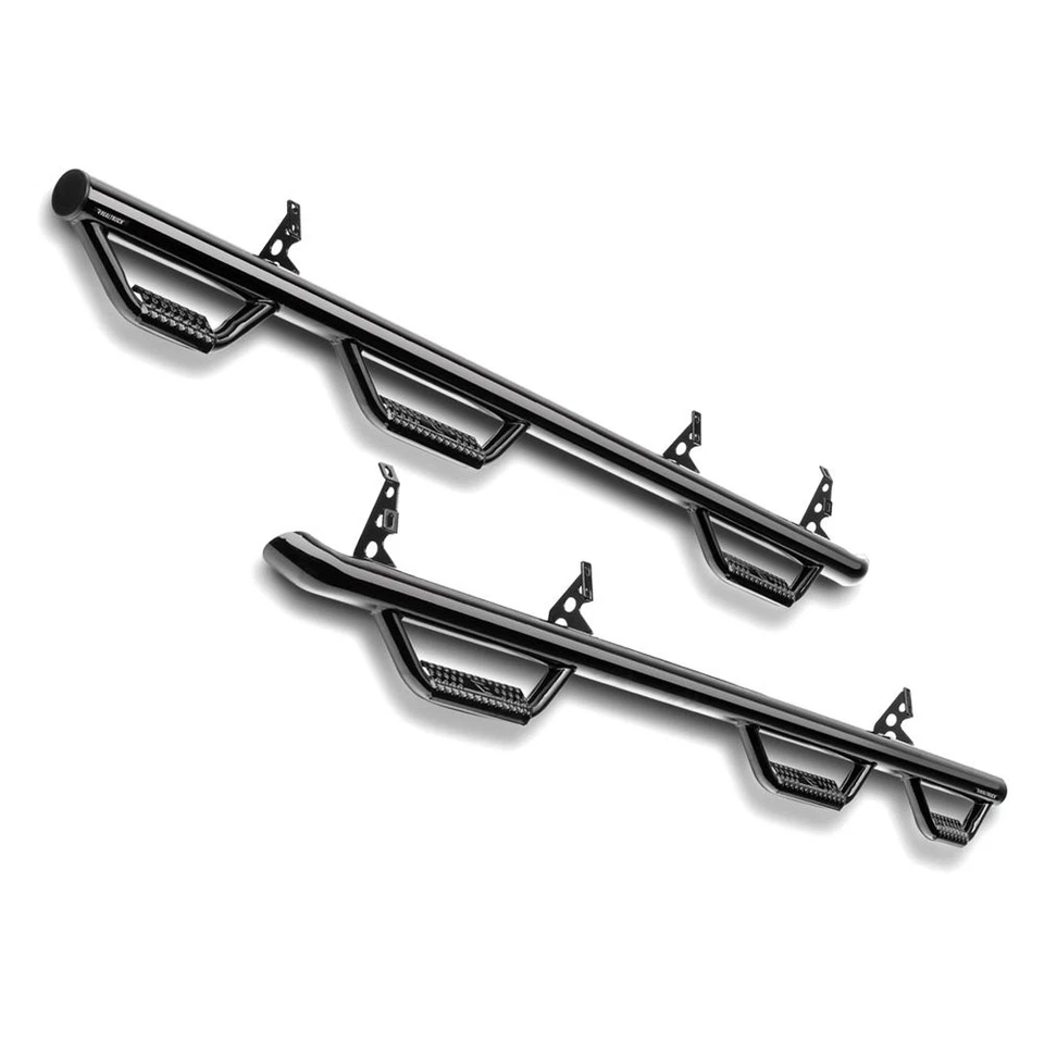 For Hummer H3 2006-2010 N-Fab 3" Black Round Nerf Steps Foto 4 de 4