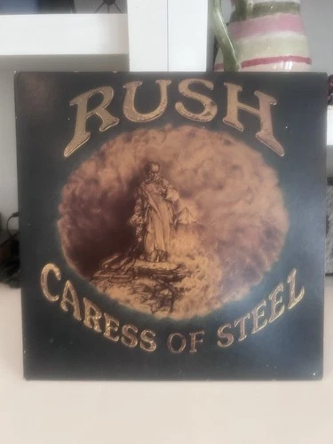 Rush Caress of Steel 1975 OG Press Mercury SRM-1-1046  Gatefold Vinyl LP