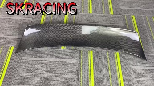 Fits Nissan 350Z 03-08 Gloss /Carbon Fiber Rear Trunk Spoiler Wing Ducktail Lip - Video 1 of 1