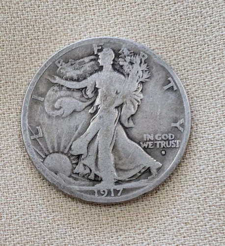 Photo of a 1917-S Walking Liberty Half Dollar from an eBay listing that sold on Jul 20, 2026