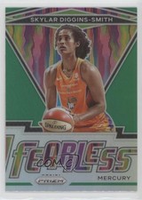 2021 Panini Prizm WNBA Fearless Green Prizm Skylar Diggins-Smith #15 4r2