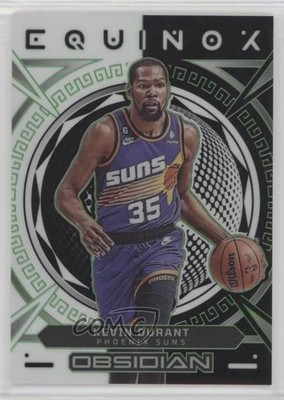 2022-23 Panini Obsidian Equinox Electric Etch Green 4/25 Kevin Durant #3 7y2