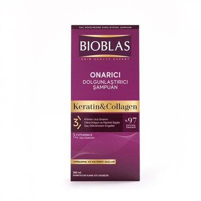 Bioblas Collagen & Keratin shampoo 360 ml (ORIGINAL) (GUARANTEED)