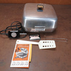 Vintage Dominion silver Electric Skillet Roast'n Fryer Cooker Tested/Working