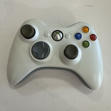 Official OEM Microsoft Xbox 360 Wireless Controller White Tested Working E44