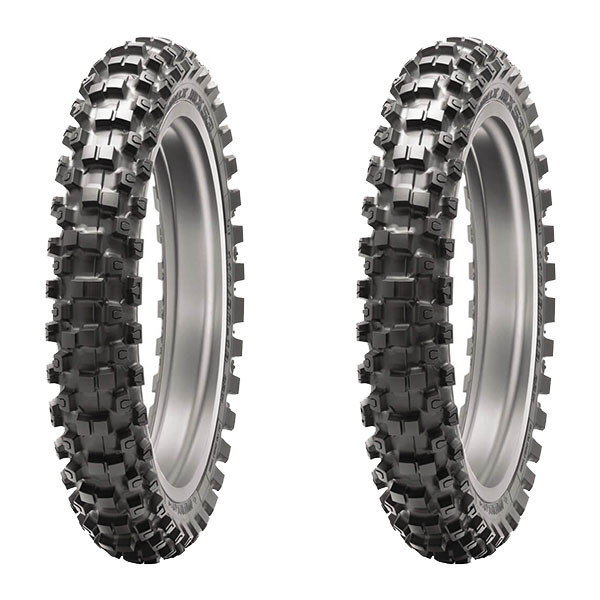 TYRE PAIR DUNLOP 80/100-21 51M + 90/100-16 51M GEOMAX MX53