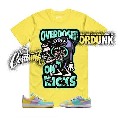 Dunk Easter Air Force 1 Emerald Rise Yellow Pink Foam Low T Shirt Match OD
