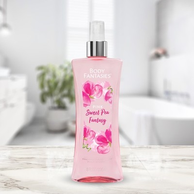 Body Fantasies Signature Fragrance Body Spray, Pink Sweet Pea