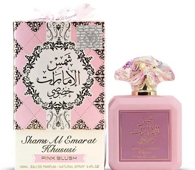 Shams Al Emarat Khususi Pink Blush Eau de Parfum Spray 3.4 fl oz Regular Size