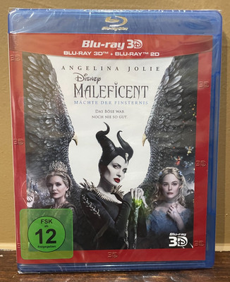 Maleficent Mistress of Evil (2019) 3D + 2D Blu-Ray NEW (German Pkg/EnglishAudio)