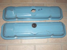 1962-66 Pontiac 389 Valve Covers Clean Straight 326 421 V9 Gto Catalina