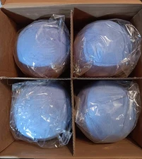 Candana Ceramic Fire Balls 6" For A Fireplace Or Fire Pit Blue In Color