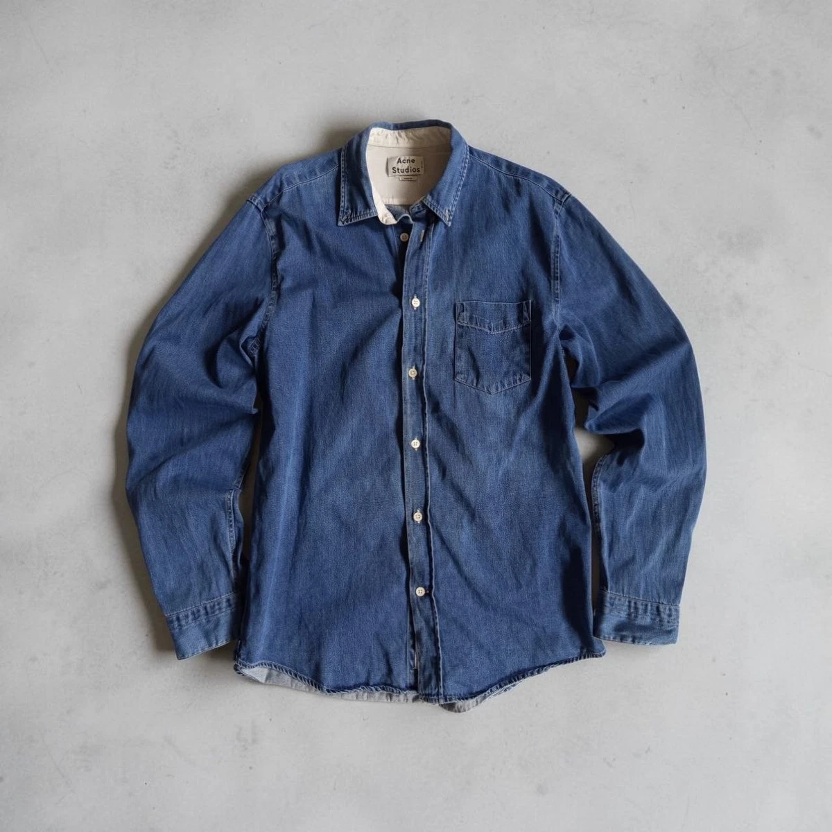 Acne Studios Long Sleeve Casual Button-Down Shirts for Men for