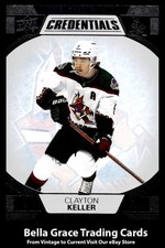 2022-23 Upper Deck Credentials Clayton Keller #4 Arizona Coyotes NHL Hockey