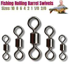 FISHING Swivels Rolling Barrel  TOP QUALITY  Strong & Reliable – Sea, Carp, Pike