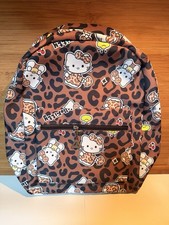 ❤️ Hello Kitty ❤️, Rucksack, Animalprint, Brauntöne, unbenutzt