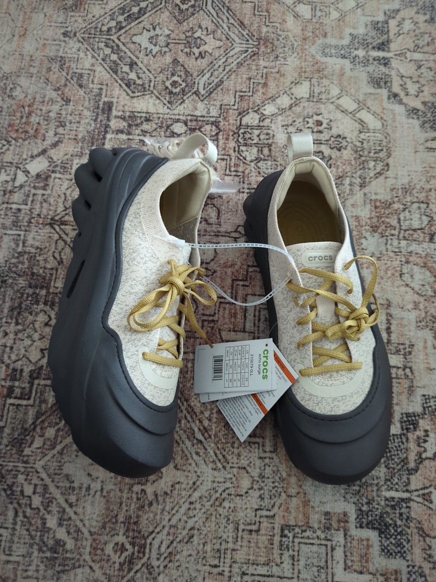 Crocs Echo Surge Unisex Almond Tint Black Casual Comfort Shoes Men’s 8 WMNS 10 Amazon.com | Echo Surge Sneakers | Mules & Clogs main image 3