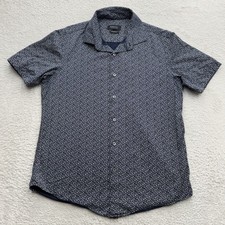 Bugatchi OoohCotton Tech Mens Navy Floral Mic...