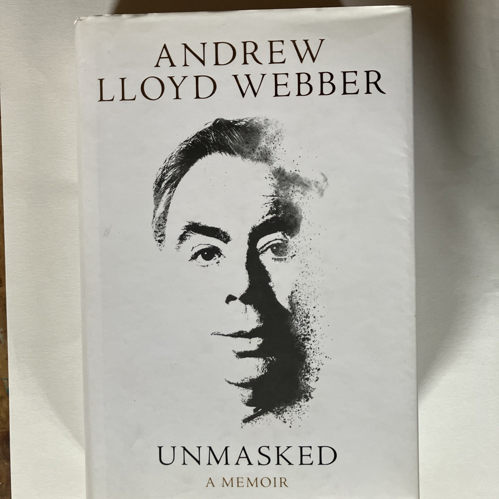 Unmasked: A Memoir by Andrew Lloyd Webber (Hardcover, 2018) (A03)