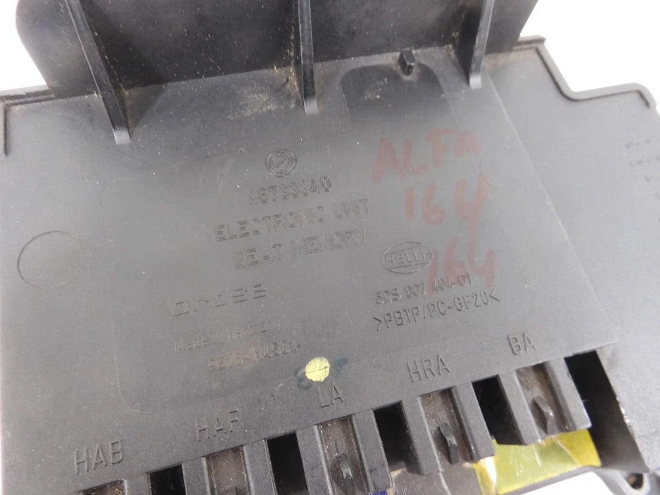(S75) 46733340 Orig. Alfa Romeo 166 (936) ECU Centralina per Posizione Seduta - Immagine 4 di 4