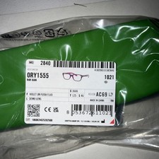 Ray-Ban RB1555 3666 Kids Eyeglasses Frames Purple Pink Square Full Rim 48-16-130