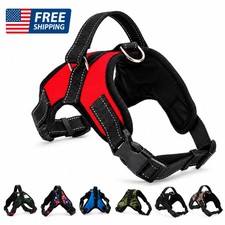 No Pull Dog Harness Reflective Adjustable Control Vest Pet Harness XS-XL