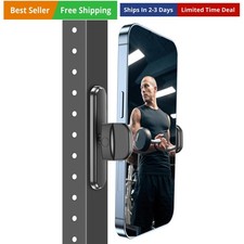 Portable Magnetic Phone Holder for Gym, 360  Adjustable N52 Strong Magnets ...