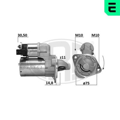 ERA Anlasser Starter passend für Hyundai i20 Active i30 KIA Ceed GB PDE