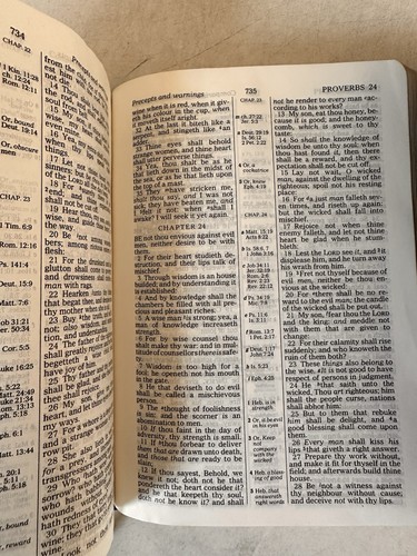 Holy Bible King James Version KJV Nelson 344SBG green Snap-Flap 1972 - Bild 4 von 6