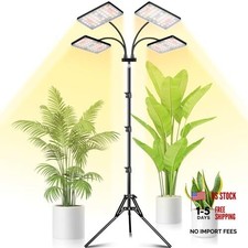 Grow Light for Indoor Plants, Quad-Head Standing Plant Light, Full Floor Lamp