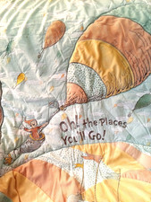Baby Quilt Dr Seuss Oh The Places You Will Go 