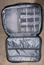 Protective camera Carrying Case with Cover Zipper all around.