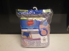 Hanes Women  s Briefs 5-Pack Underwear Panties Cotton Cool Comfort Size 12 5XL
