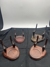 Wooden Cup and Saucer Display Stand Vintage L...