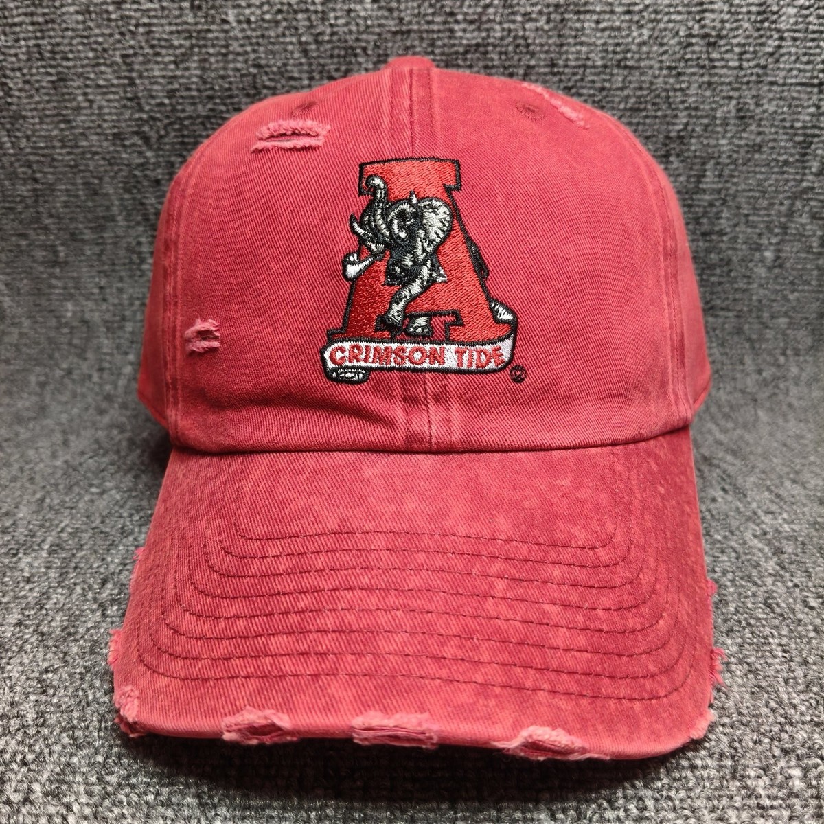 Mitchell & Ness Alabama Crimson Tide NCAA Red Distressed Buckle Cap