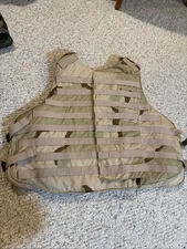USGI Military DCU 3 Color Desert Protective Ballistic Vest Large YZCS UNICOR
