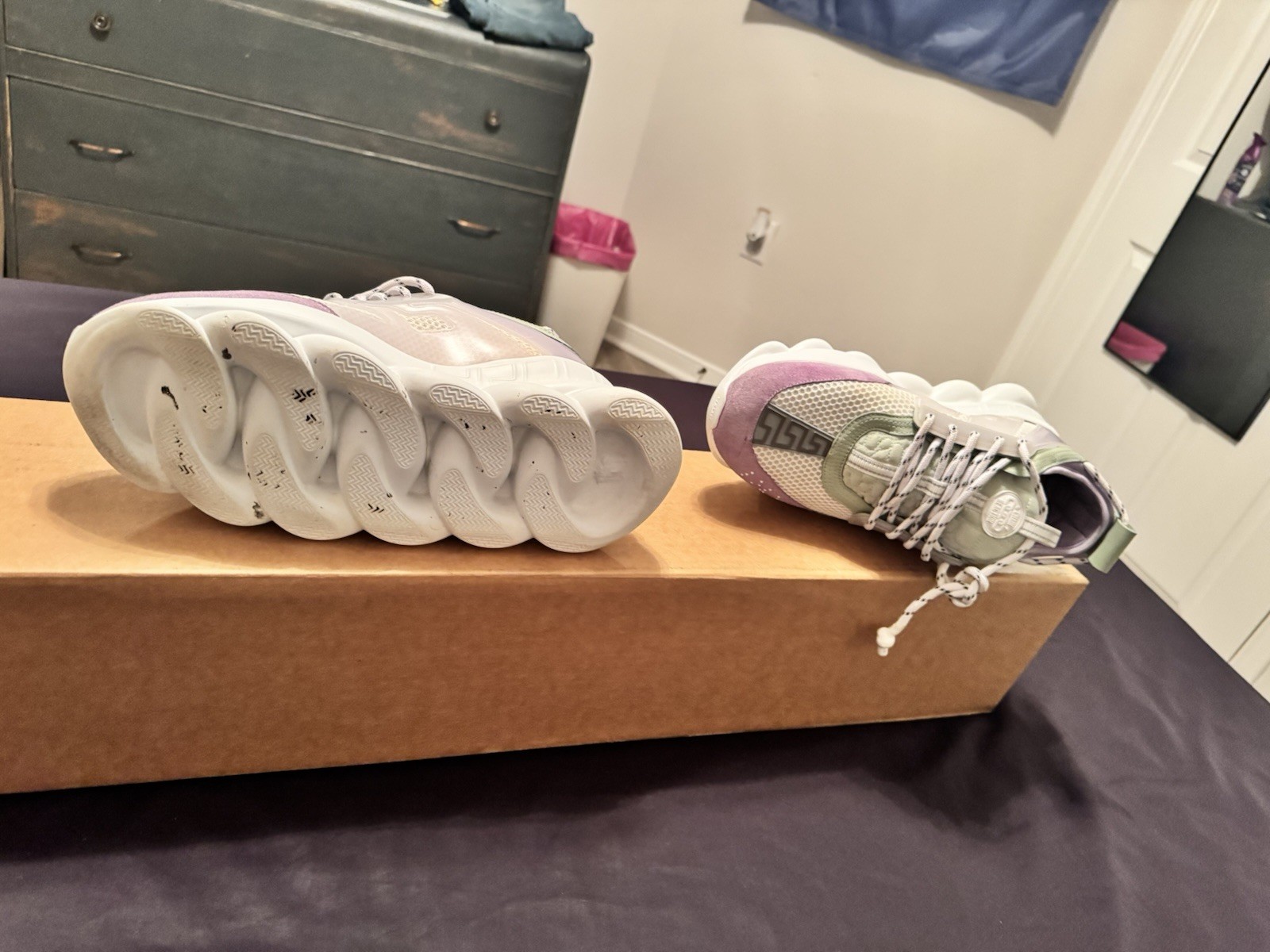 Versace Chain Reaction Signed Customized Purple G… - image 10