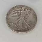 50c 1938-D Liberty Walking Half Dollar Fine+ Semi-Key Date $1 Start