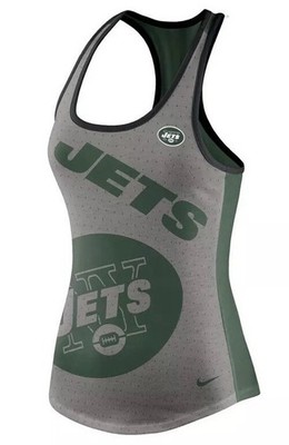 Nike Women s New York Jets Touchdown Tri Blend Tank Top Jersey Shirt XL NFL