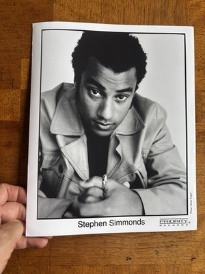 Swedish Musician Stephen Simmonds Rare Vintage 8x10 Press Photo - Priority
