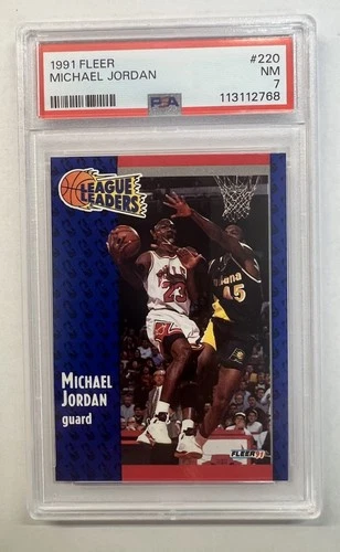1991 Fleer Michael Jordan #220 PSA 7