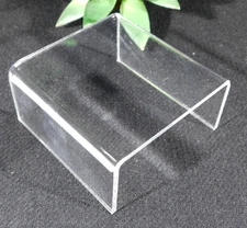 Display Stand Riser Type Short Small Size Clear Lucite