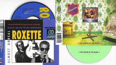 ROXETTE - almost unreal + the centre of the heart  - CD s