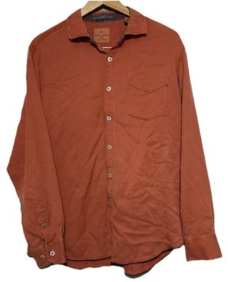 Tommy Bahama Island Crafted Button Down Long Sleeve  Shirt Size Large Tencell