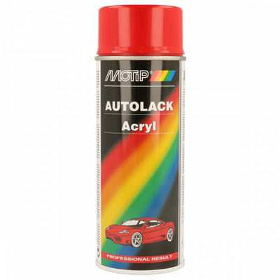 Motip 41730 Red Acrylic Car Spray Paint 400ml BLMC Fiat Lada Nissan Rover Renaul