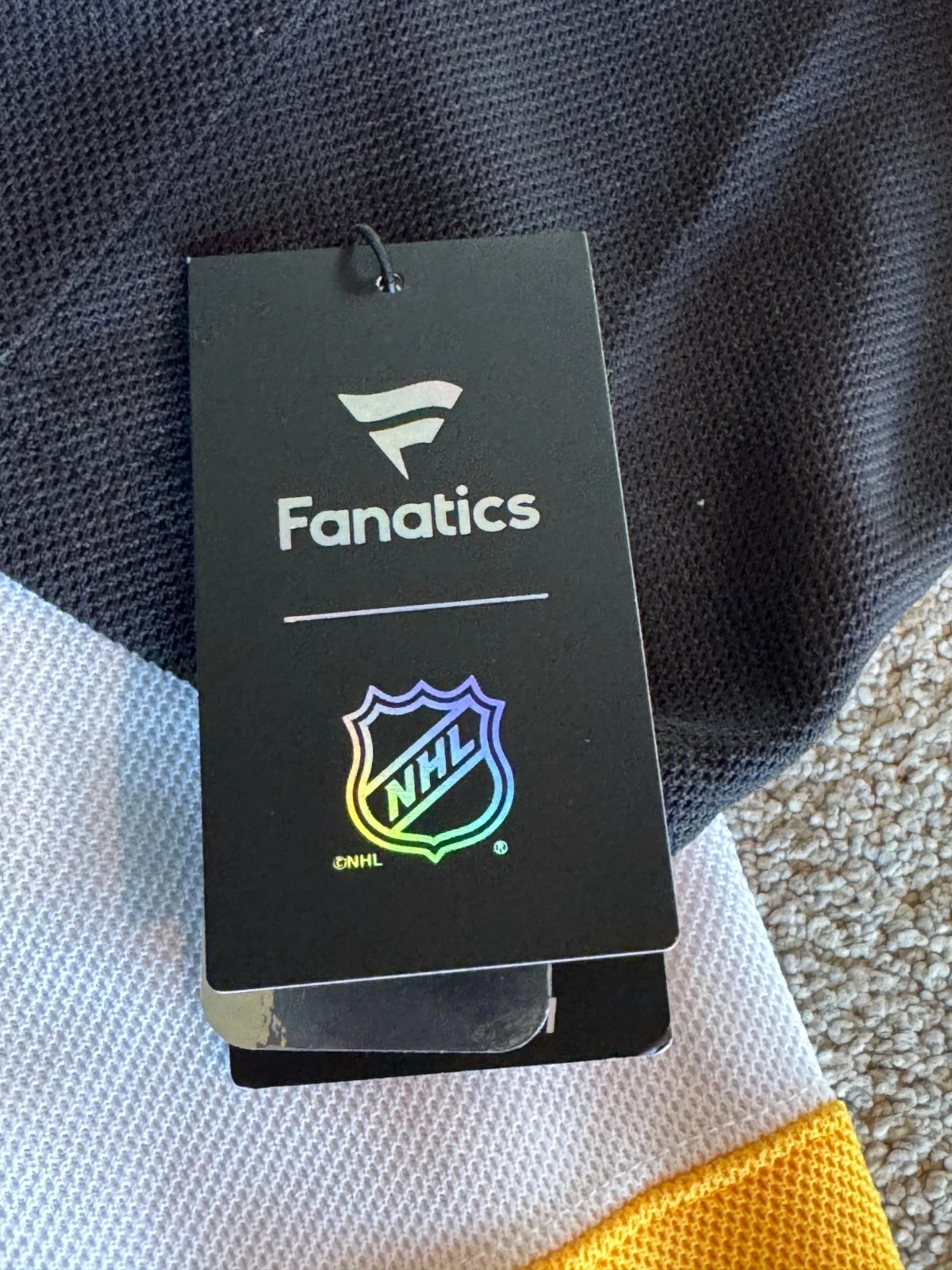 Elias Lindholm Fanatics White Away NHL Jersey