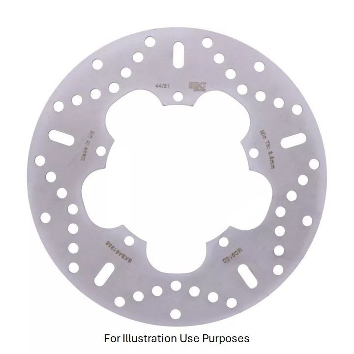 EBC Scooter Solid FR Brake Disc Front Left for Vespa ET4 50cc HengTong 2000-2004