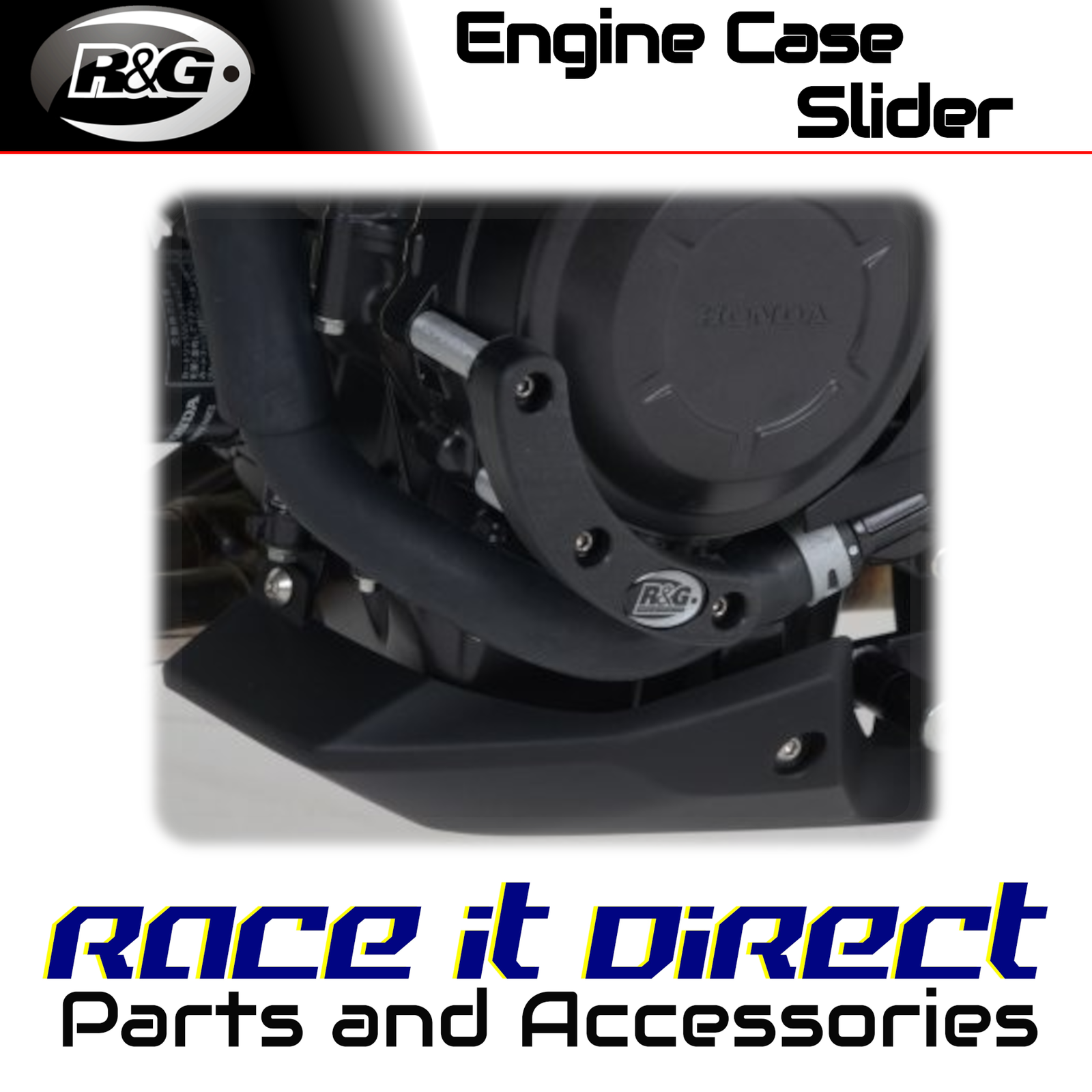 Engine Case Sliders for Honda CB500F 2013-2018 LHS R&G